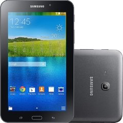 Tablet Samsung Galaxy Tab E 7.0 WiFi SM-T113 com Tela 7", 8GB, Processador Quad Core de 1.3GHz, Câm. 2MP, AGPS, Bluetooth e Android 4.4 - Preto