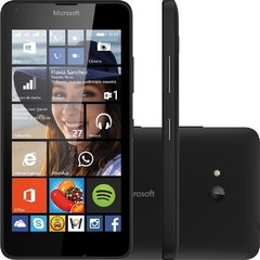 Smartphone Microsoft Lumia 640 Dual DTV preto com Windows Phone 8.1, Tela 5", Dual Chip