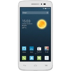 Smartphone Alcatel POP 5042 Single Chip Desbloqueado Android 4.4 Tela 4.5" Memória Interna 8GB 4G Câmera 5MP Branco