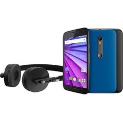 Smartphone Moto G(TM) (3ª Geração) Music 16GB Preto com Tela de 5'', Dual Chip, Android 5.1, 4G, Câmera 13MP e Processador Quad-Core de 1.4 GHz+ fone de ouvido Moto Pulse na internet
