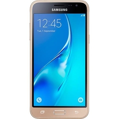 Smartphone Samsung Galaxy J3 Dual Chip Desbloqueado Android 5.1 Tela 5'' 8GB 4G Wi-Fi Câmera 8MP - Dourado - comprar online