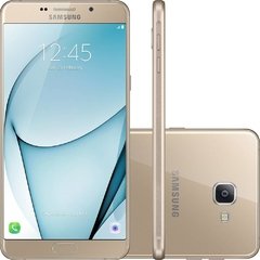 Samsung Galaxy A9 Pro 2016 Duos SM-A910F/DS, processador de 1.8Ghz Octa-Core, Bluetooth Versão 4.2, Android 6.0.1 Marshmallow, Quad-Band 850/900/1800/1900