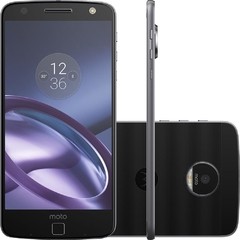 Smartphone Moto Z Power Edition XT-1650-03 Preto Dual Chip Android 6.0.1 4G Wi-Fi Câmera 13MP Capa Couro Preto