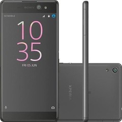 Smartphone Sony Xperia XA F3215 Ultra Dual Preto com 16GB, Tela Full HD de 6", Câmera 21,5MP, 4G, Android 6.0 e Processador Octa-Core de 64 bits