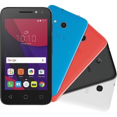 Smartphone Alcatel Pixi 4 4034E, Quad Core, Android 6.0, Tela 4´, 8GB, 8MP, 3G, Dual Chip, Desbloqueado Preto - comprar online