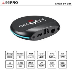 Tv Box I96 Smart 4k Android 6.0 2+16gb - Ultra Hd Tv Box - comprar online