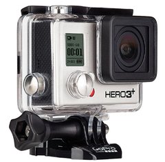 Câmera Digital e Filmadora GoPro HERO3+ Black Edition Adventure CHDHX-302 Prata/Preto 12 MP, Wi-Fi, com Lente Grande Ângular Imersiva e Vídeo Full HD