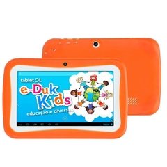 Tablet DL Eduk Kids PED-K71BAZ com Tela de 7", 4GB, Câmera, Wi-Fi, Suporte à Modem 3G e Android 4.1 LARANJA - comprar online