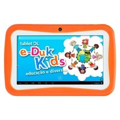 Tablet DL Eduk Kids PED-K71BAZ com Tela de 7", 4GB, Câmera, Wi-Fi, Suporte à Modem 3G e Android 4.1 LARANJA na internet