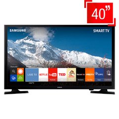 Smart TV LED 40" Full HD Samsung 40J5200 com Connect Share Movie, Screen Mirroring, Wi-Fi, Entrada HDMI e USB