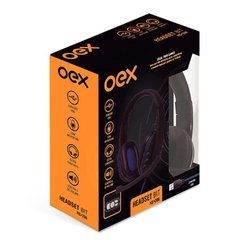 Headset Gamer Oex Bit Hs206 Preto - comprar online