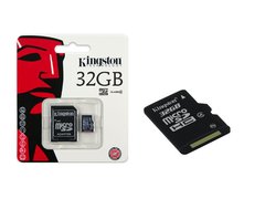 Cartão de Memória Kingston Micro SD Sdc4 32Gb Classe 4 Com 1 Adaptador Para SD