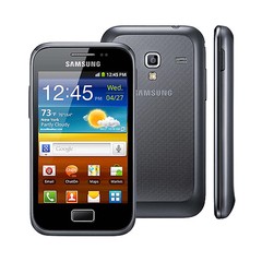 Smartphone samsung Galaxy Ace Plus S7500L Android 2.3, Wi-Fi, Câmera 5MP,GPS - Dark Blue (Desbloqueado)
