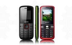 Celular Desbloqueado Huawei G3511 Preto/ Vermelho Dual Chip c/ Rádio FM, MP3 e Fone de Ouvido - Infotecline