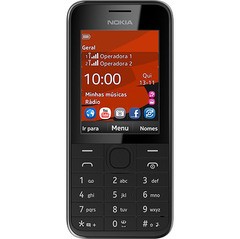 Celular Dual Chip Nokia 208 Desbloqueado Preto Câmera 1.3 MP 3G Memória Interna 256MB - comprar online