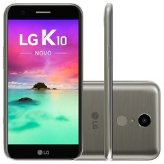 Celular LG K10 2017 16GB M250F, processador de 1.5Ghz Octa-Core, Bluetooth Versão 4.2, Android 7.0 Nougat, Quad-Band 850/900/1800/1900