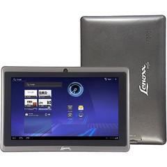 Tablet Lenoxx TB50 com Android 4.0 Wi-Fi Tela 7" Touchscreen Preto e Memória Interna 4GB