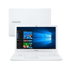 Notebook Samsung Essentials E34 NP300E5K-KF2BR BRANCO com Intel® Core(TM) i3-5005U, 4GB, 1TB, HDMI, Wireless, Bluetooth, Webcam, LED Full HD 15.6" e Windows 10