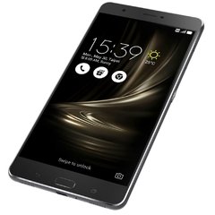 Smartphone Asus Zenfone 3 Ultra ZU680KL 128GB preto, processador de 1.8Ghz Octa-Core, Bluetooth Versão 4.2, Android 6.0.1 Marshmallow