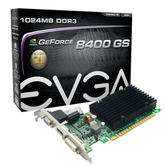 GeForce 8400GS 1GB DDR3 - DVI/HDMI/VGA - PCI-E - EVGA