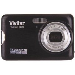 Câmera Digital Vivitar Vx029-blk-bxa Preta Com 10.1 Mp, LCD 2.4", Zoom Digital 4x