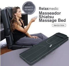 Massageador shiatsu massage bed rm-es1700a - relaxmedic - 7 UNIDADES