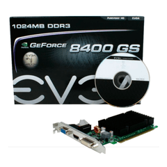 Placa de vídeo NVIDIA GeForce 8400 GS EVGA 1GB 64bits PV-T86S-YHLG