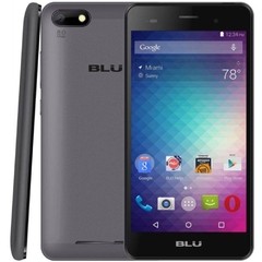 Smartphone BLU Dash X2 Dual SIM D110L, Cinza, 8GB, Tela 5.0", Android 6.0, 3G, Câmera 8MP e Processador Quad Core