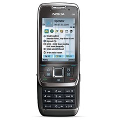 Nokia E66 Desbloqueado PRATA CROMO com 3.2 MP Camera, Internacional 3G, Wi-Fi, Media Player, e slot microSD