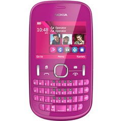 CELULAR NOKIA ASHA 200 ROSA. DUAL CHIP. CÂMERA DE 2.0MP. MEMÓRIA INTERNA 10MB E CARTÃO 2GB - loja online