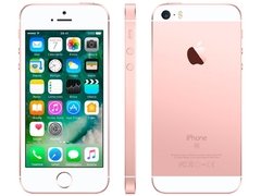 iPhone SE Apple 128GB Ouro Rosa 4G Tela 4" - Retina Câm. 12MP iOS 10 Proc. Chip A9 Touch ID, Quad-Band 850/900/1800/1900