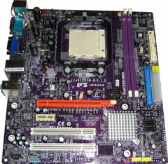 Placa-mãe Placa-mãe ELITEGROUP Geforce6100SM-M + CPU 2X2GHz