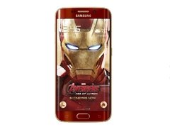 smartphone Samsung Galaxy S6 Edge Iron Man SM-G925S 64GB, processador de 2.1Ghz Octa-Core, Bluetooth Versão 4.1, Android 6.0.1 Marshmallow, Quad-Band 850/900/1800/1900 na internet