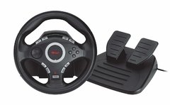 Volante USB Trust Gxt 27 Force Vibration Steering Wheel Para PC - PS3