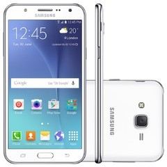 Smartphone Samsung Galaxy J7 Duos J700M Branco - Dual Chip, 4G, Tela 5.5 AMOLED, Câmera 13MP + Frontal 5MP Com Flash, Octa Core 1.5Ghz, 16GB