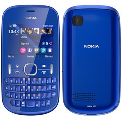 Celular Nokia Asha 200 Desbloqueado, azul. Dual Chip. Câmera de 2.0MP. Memória Interna 10MB e Cartão 2GB - comprar online