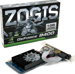 PLACA DE VIDEO GF 8400 DDR3 1GB PCI-E ZOGIS