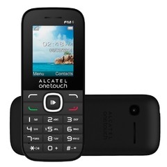 Celular Alcatel OT 1045 Preto com Tela 1.8'', Câmera VGA, MP3, Rádio FM, MP3 e Bluetooth