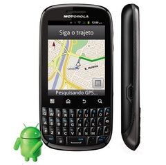 Celular Motorola Spice Key XT316 CAM 3MP, Android, QWERTY, MP3, FM, 3G, GPS, Wi-Fi, Bluetooth, Fone e Cartão 2GB - comprar online