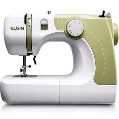 Máquina de Costura Elgin Supéria JX-2050 - Branca/Verde