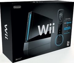 Console Nintendo Wii Black Com Wii Point Card 1000 Pontos