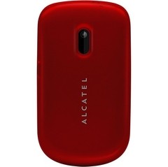 Celular Alcatel OT-355 Cherry Vermelho - GSM c/ Leitor de Dois Chips, Teclado QWERTY, Câmera Integrada, Rádio FM e Fone - Alcatel