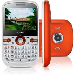 Celular Desbloqueado Huawei G6620s Branco Vermelho QWERTY c/ Câmera 1.3MP, MP3 Player, Rádio FM, Bluetooth e Fone de Ouvido