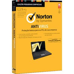 Norton Antivirus - 5 Usuários - PC