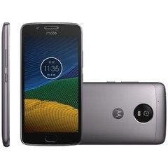 Smartphone Motorola Moto G5 XT-1672 Platinum com 32GB, Tela de 5'', Dual Chip, Android 7.0, 4G, Câmera 13MP, Processador Octa-Core e 2GB de RAM