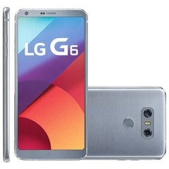 Smartphone LG G6 64GB Platinum 4G - Câm. 13MP + Selfie 5MP Tela 5.7" Proc. Quad Core, Android 7.0 Nougat, Quad-Band 850/900/1800/1900
