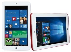 Tablet DL WinPad 800 TX302 com Tela 8&quot;, Windows 10, Suporte à Modem 3G, Wi-Fi, 2 Câmeras Integradas e Processador Intel Quad Core de 1.33GHz