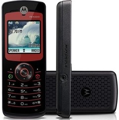 Celular Desbloqueado Motorola W180 PRETO COM VERMELHO c/ Rádio FM, Viva-voz e Fone