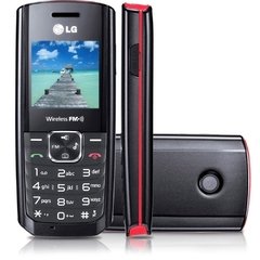 Celular LG GS155B CLARO Preto/Vermelho c/ Câmera, Rádio FM, MP3 SEM Fone de Ouvido