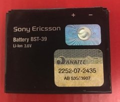 Bateria Sony Ericsson Bst39 Seminova Original